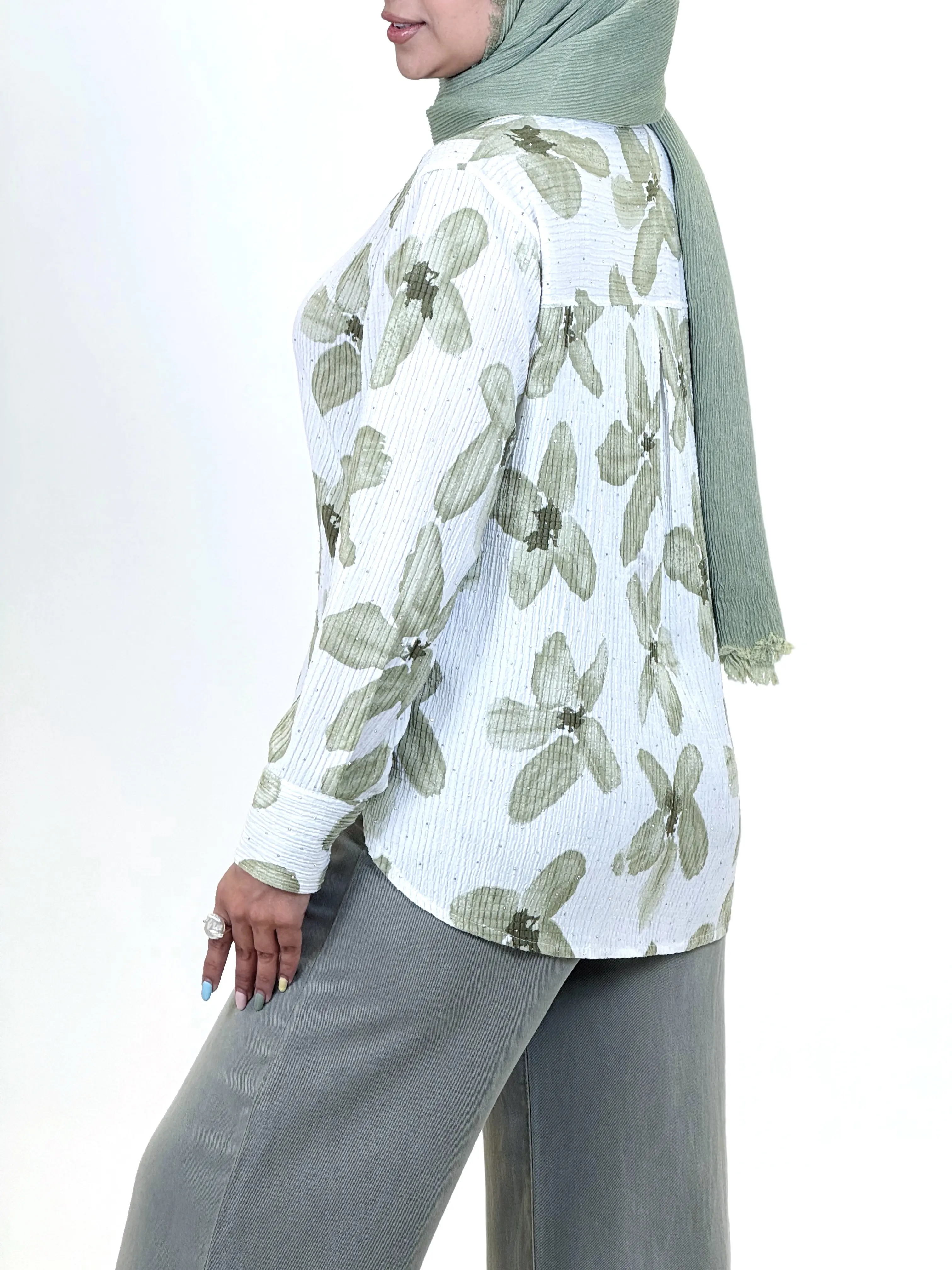 7099-شومیز گلسار